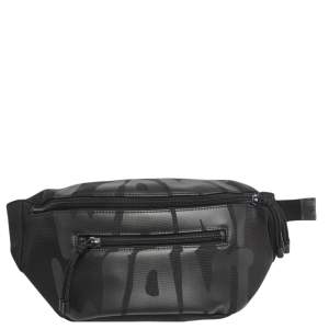 Valentino Black Nylon Want Want Printed Belt Bag