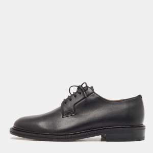 Valentino Black Leather Lace Up Derby Size 39.5