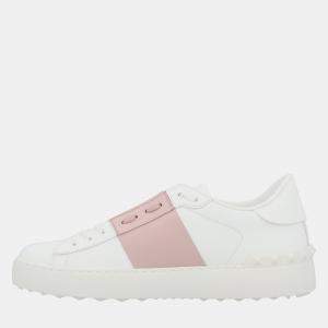 Pre Owned Valentino Open EU 38 Multicolored Calf Leather Sneaker