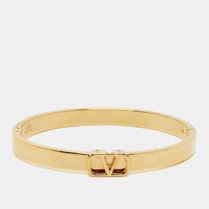 Valentino Vlogo Gold Tone Bracelet
