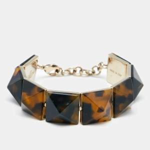 Valentino Brown Tortoiseshell Va Va Voom Bracelet