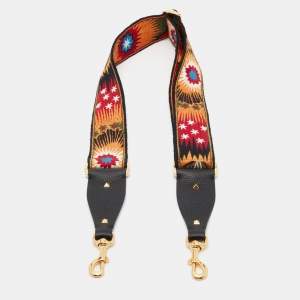 Valentino Multicolor Enchanted Wonderland Canvas Strap You Shoulder Bag