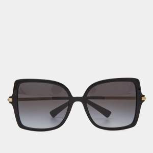 Valentino Black/Grey Gradient VA 4072 Rockstud Detail Square Sunglasses