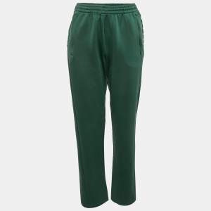Valentino Green Jersey Studded Jogger Pants M