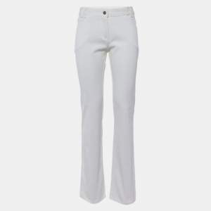 Valentino Vintage White Cotton Slim Fit Jeans M/Waist 30"