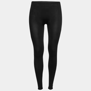 Valentino Black Stretch Jersey Leggings M
