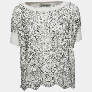 Valentino White Lace Top M