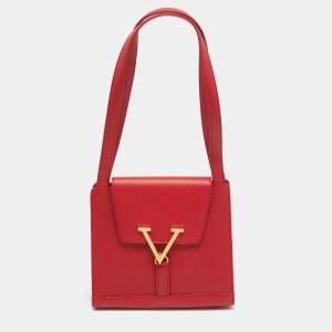 Valentino Red Leather Vintage Satchel