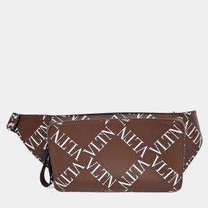 مملوكة مسبقًا Valentino Brown Leather belt bag