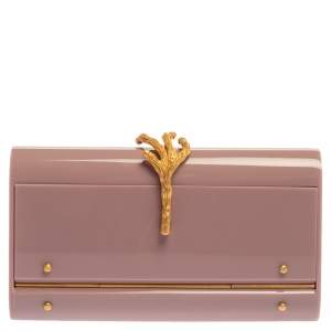 Pre Owned حقيبة كلتش فالتنينو رانواي بليكسي وردي 