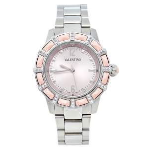 Valentino Pink Stainless Steel Coral Eden V54 Women's Wristwatch 38 mm