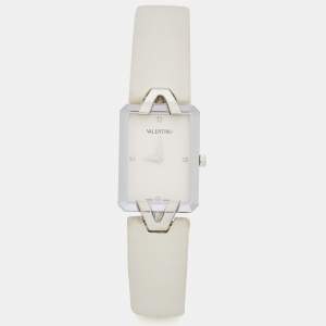 Valentino White Stainless Steel Satin V36 Women's Wristwatch 23 mm