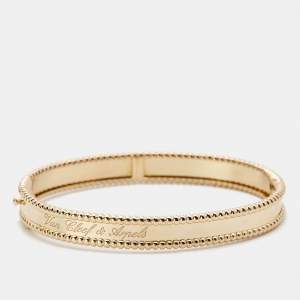 Van Cleef & Arpels Perlée Signature 18k Rose Gold Bracelet M