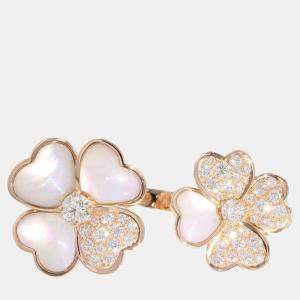 Van Cleef & Arpels 18K Pink Gold Cosmos Entree Les Doors Ring Size 53/#13