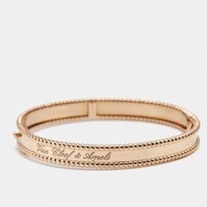 Van Cleef & Arpels Perlee Signature 18K Rose Gold Bracelet M