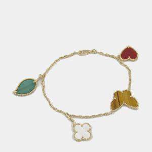Van Cleef & Arpels Lucky Alhambra Yellow Gold Bracelet 