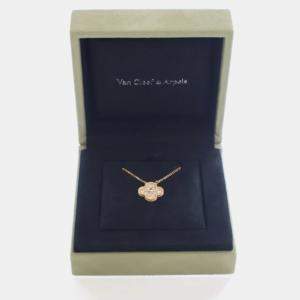 مملوكة مسبقًا Van Cleef & Arpels Diamond Vintage Alhambra Pendant