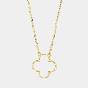 Pre Owned قِلادة فان كليف آند آربلز ألامبرا فينتاج ذهب أصفر عيار 18 صدَف أم اللؤلؤ