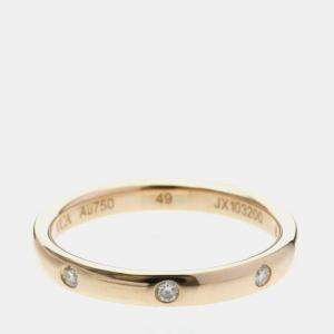 مملوكة مسبقًا Van Cleef & Arpels Tendrement Etoiles 18K Pink Gold Ring EU 49