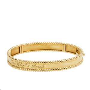Van Cleef & Arpels Perlee Signature 18K Yellow Gold Bracelet S