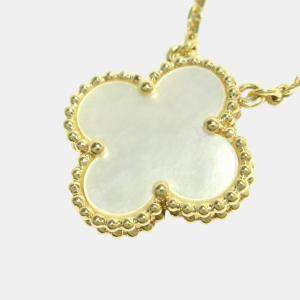 Van Cleef & Arpels 18K Yellow Gold Vintage Alhambra Pendant Necklace