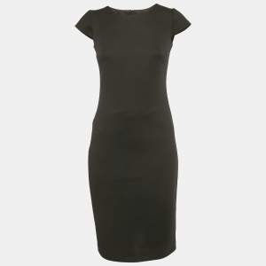 Pre Owned Veronica Virta Black Crepe Mini Dress XS