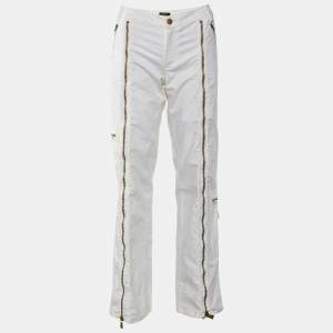 Versace Jeans Couture White Denim  Pocket Detail Jeans M/Waist 30"