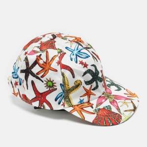 Versace White Printed Trésor de la Mer Cap