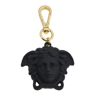 Versace Black La Medusa Silicone Key Chain