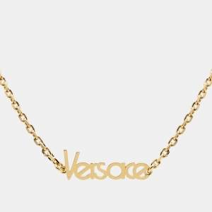 Versace Medusa Gold Tone Necklace