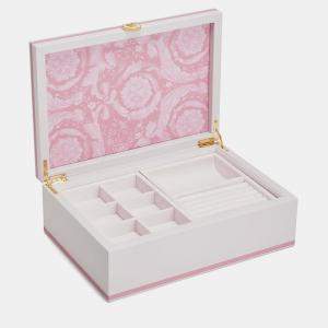 مملوكة مسبقًا Versace Barocco Pink Wood Jewelry Box