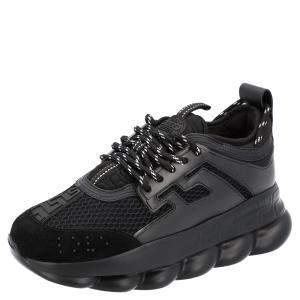 Versace Black Chain Reaction Women's Sneakers Size EU 39.5