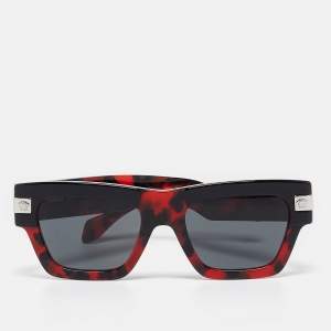 Versace Red/Black MOD.4464 Medusa Square Sunglasses