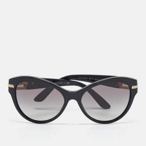Versace Black Gradient MOD. 4283-B Crystals Cat Eye Sunglasses