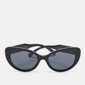 Versace Black MOD. 4378 Logo Cat Eye Sunglasses