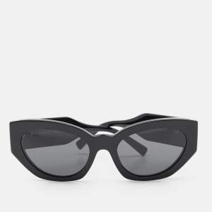 Versace Black MOD. 4376-B Medusa Crystals Cat Eye Sunglasses