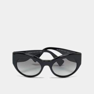 مملوكة مسبقًا Versace Black/Gold Gradient MOD 4297 Medusa Cat Eye Sunglasses