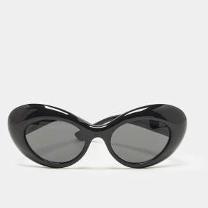 Pre Owned Versace Black MOD 4456 Frame Cat Eye Sunglasses