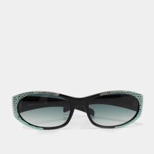 Versace Blue MOD.435/P Vintage Rectangle Sunglasses 