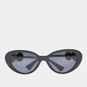 Versace Black/Grey 4433-U Cat-Eye Sunglasses