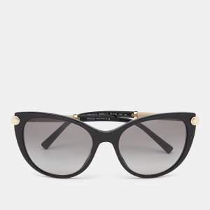 Pre Owned Versace Black/Grey Gradient 4364 Cat-Eye Sunglasses