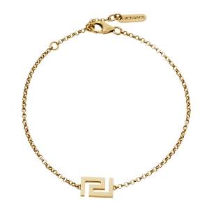 Versace Greek Key Motif 18K Yellow Gold Bracelet