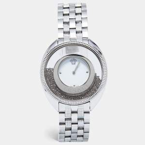 Versace White Stainless Steel Destiny Spirit 86Q99D002-S099 Women's Wristwatch 39 mm