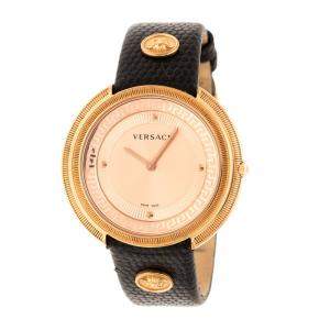 Versace Rose Gold Plated stainless Steel Thea VA7 Women's Wristwatch 39 mm