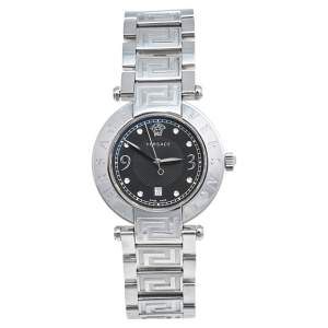 Versace Black Stainless Steel Reve 68Q Women's Wristwatch 35 mm
