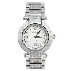 Versace Mother of Pearl Stainless Steel Reve 68Q99SD498-S099 Women's Wristwatch 35 mm