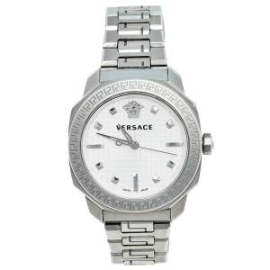 Versace Silver Stainless Steel Dylos VQD040015 Women's Wristwatch 35 mm
