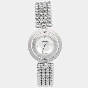 Versace Mother Of Pearl Stainless Steel Eon 79Q Women's Wristwatch 34 mm