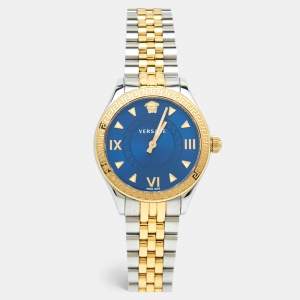 ساعة يد نسائية فيرساتشي هيلينيام VE2S00522 ستانلس ستيل ثنائي اللون زرقاس 35 مم