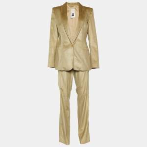 Versus Versace Tan Brown Corduroy Pant Suit M